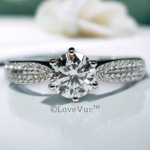 Certified 1ct. t.w. Diamond Solitaire Engagement Wedding Ring